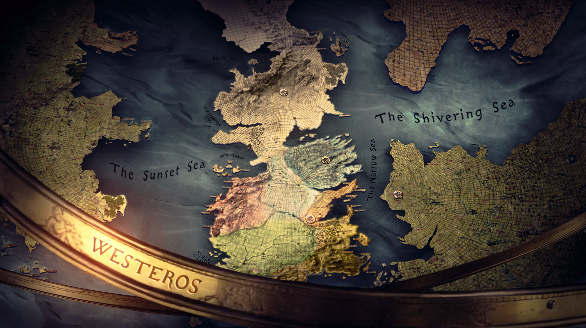 Game of Thrones Map Westeros World