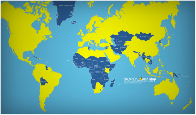 MacDonalds Map MacDonalds Map