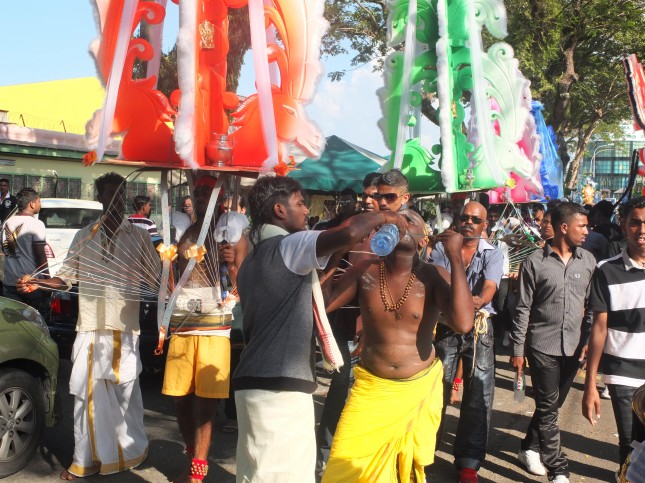 Drinking water Thaipusam - Penang
