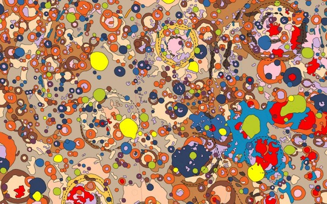 Map of the far side of the moon by SPL/Barcroft Media.