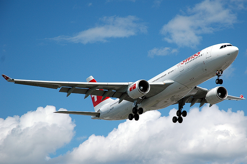 In-flight meals: Swiss Air