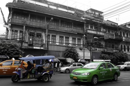 Green car