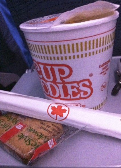 pot noodles and biscuits