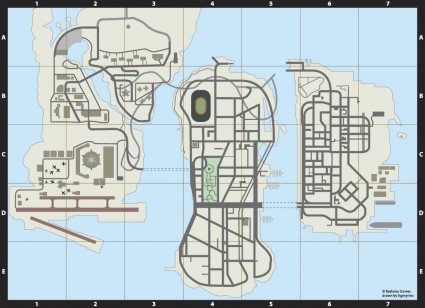 Map - GTA III