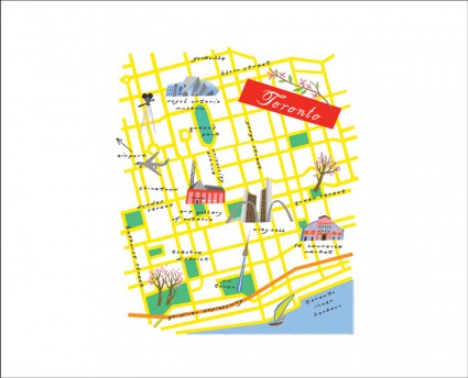 Map Toronto by Lena Corwin