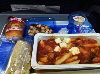 Air Transat meal 1