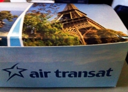 Air Transat meal 2