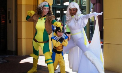 Marvel characters at Universal's Islands of Adventure.