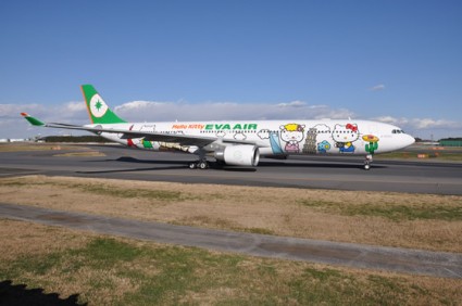 Hello Kitty plane