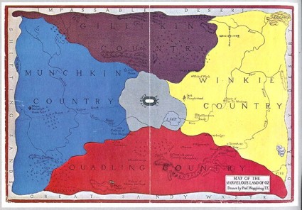 map Land of OZ