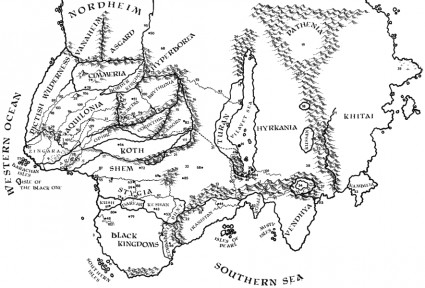map Conan Hyboria
