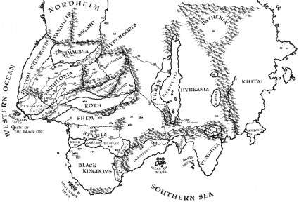 map Conan Hyboria