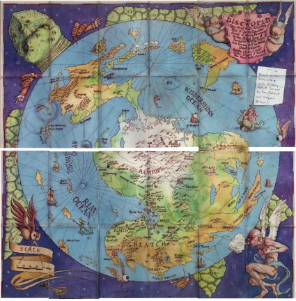 Terry Pratchett Discworld Map