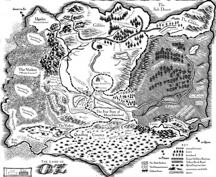 map Land of OZ 2