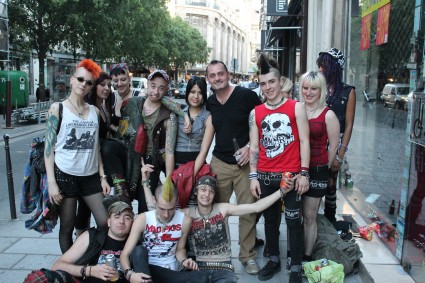 French punks in Paris