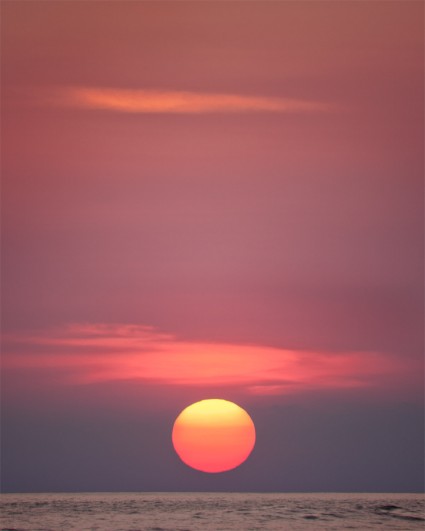 Playa Hermosa, Costa Rica Sunset 5:46pm