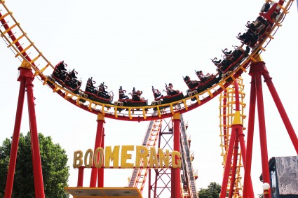 Boomerang rollercoaster