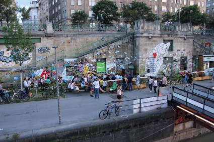 People watching the Euro 2012