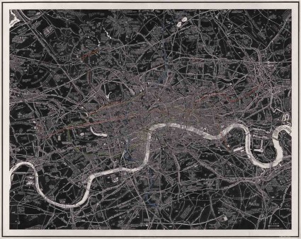 Subterranean London Map by Stephen Walter