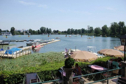 View from the Kaisermule restaurant