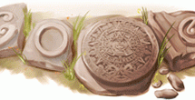 Discovery of the Aztec Sun Stone