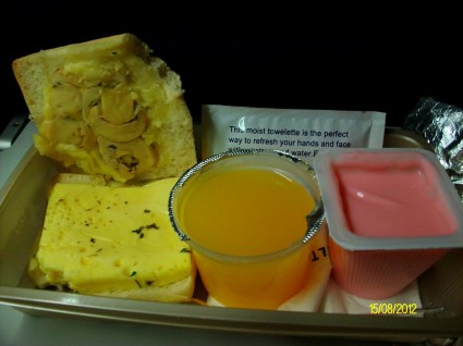 Delta Airlines food