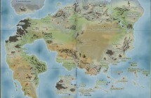 Dragonball world map