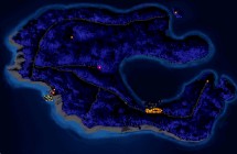 Melee Island Map